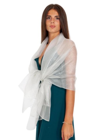 STOLA A SCIARPINA LUREX VELATO