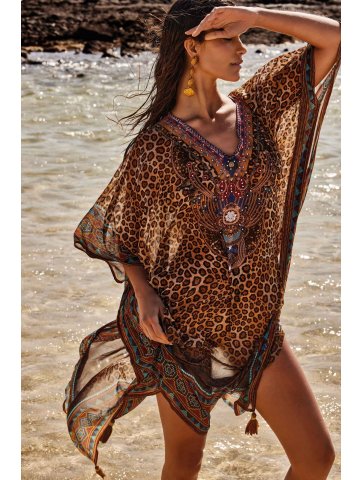 KAFTANO ANIMALIER NAPPINE