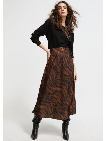 GONNA LUNGA ANIMALIER