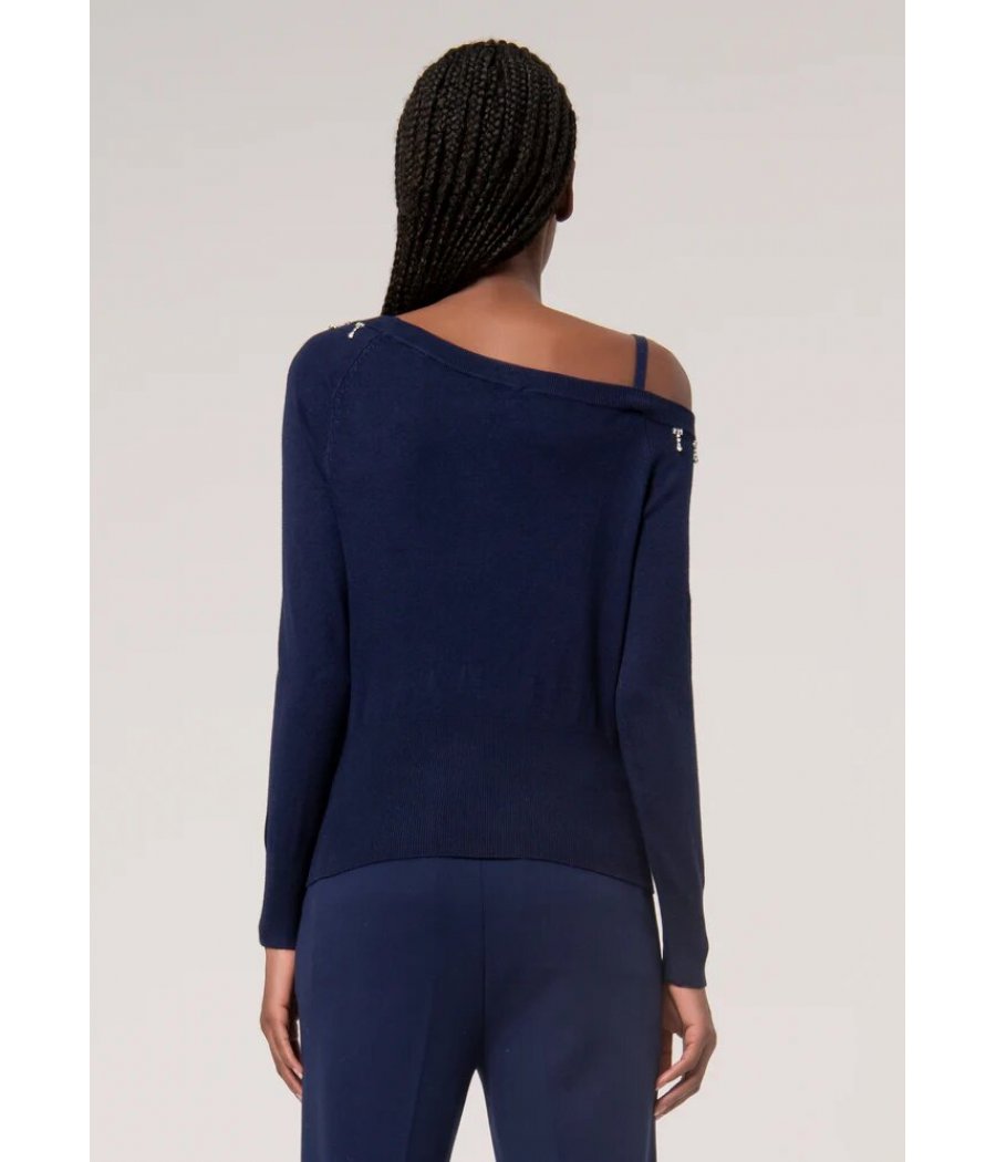 maglia Asimmetrica Spalla Nuda Fracomina Maglia Donna FR24WT7021K410R9