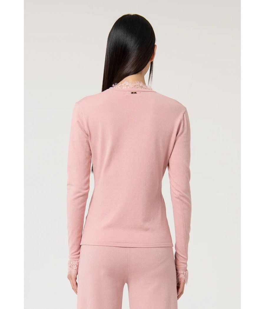 Maglia Scollo v Fracomina Maglia Donna FS24WT7003K53901