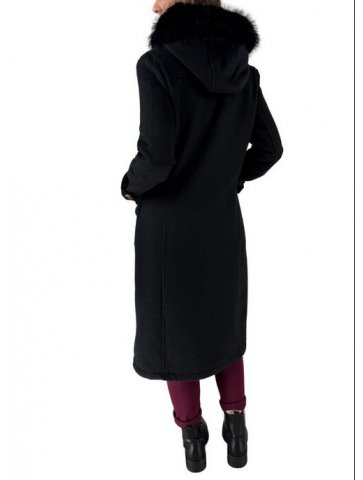 Montgomery Lungo Con Alamari Fracomina Cappotto Donna FR24WC1006W72501