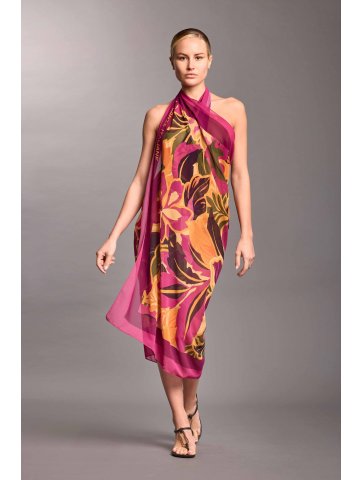 MAXI PAREO GEOREGETTE FLOREALE
