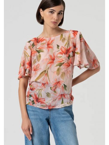 Blusa fantasia floreale Fracomina Donna FS25ST1003W428K9