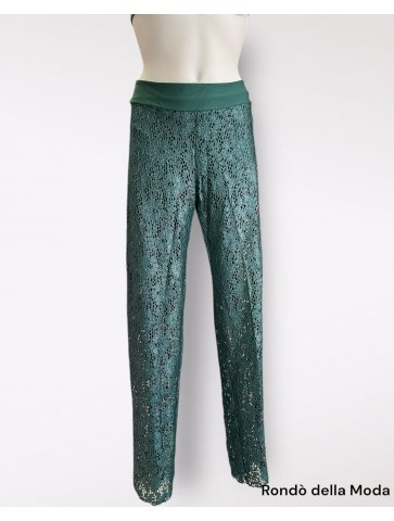 Pantalone Pizzo Macramè Sunny Beach Donna SB652