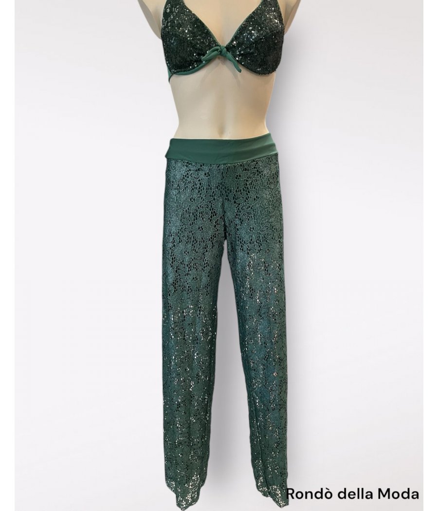 Pantalone Pizzo Macramè Sunny Beach Donna SB652