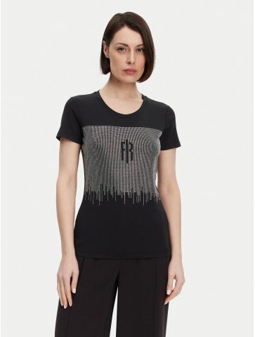 t-Shirt Strass Sfumati Logo Fracomina Donna FP25ST3002J449N4