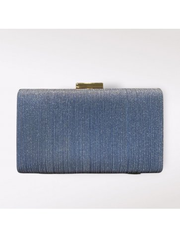 POCHETTE LUREX GLITTER CANGIANTE RIGHE